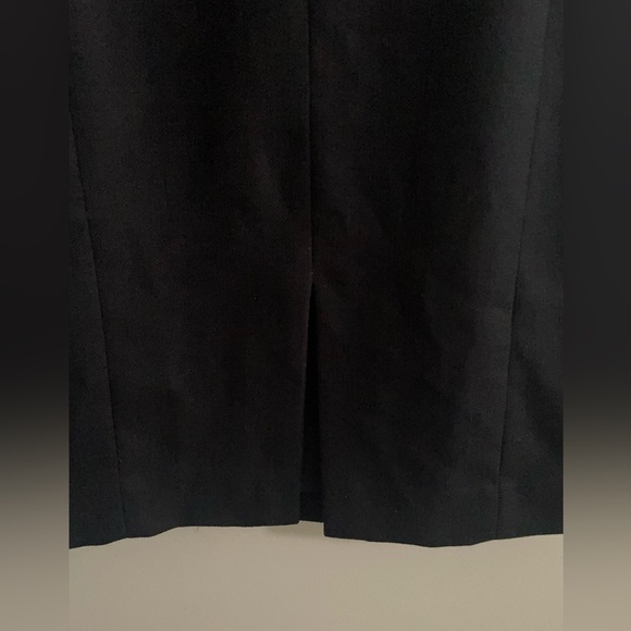 H&M Navy Blue Front Slit Pencil Skirt Size 6 - Picture 3 of 8